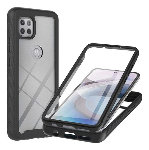 Capa Ace 3 Em 1 Robusta Para Motorola Moto One 5g C1872