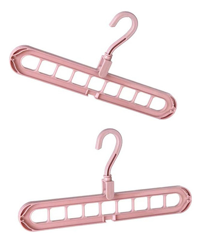 2pcs Perchas Mágicas Plastic Closet Clothes Hangers Ahorro