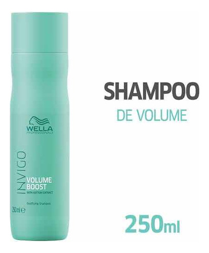 Wella Volume Boost Shampoo Finos Leveza Brilho Maciez 250ml