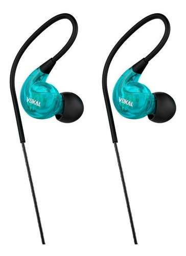 Fone De Ouvido Retorno Vokal E40 Azul Monitor In Ear
