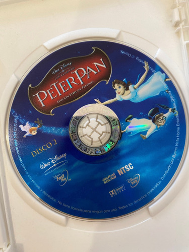 Dvd Peter Pan Walt Disney Los Clasicos Edicion De Coleccion (Usado)