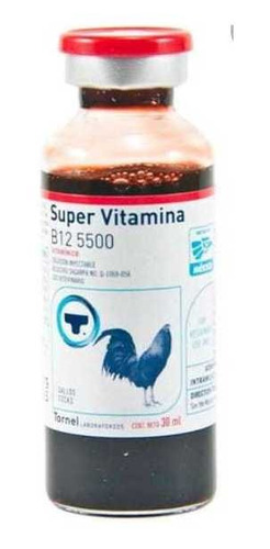 Imagen 1 de 2 de Super Vitamina B12 5500 X 30 Ml Original 