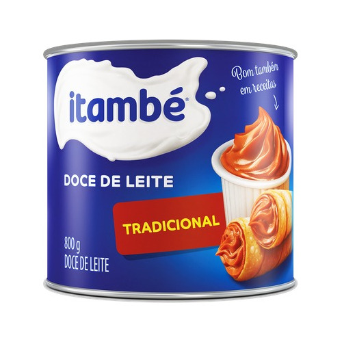 Doce De Leite Tradicional Itambé Lata Grande 800g