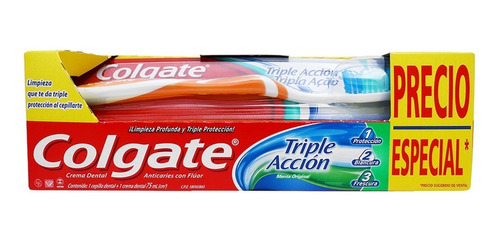 Cepillo Dental Colgate Triple Accion Mediano