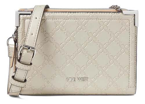 Nine West Radzi SLG Cartera Con Cordón Oro Pálido Talla