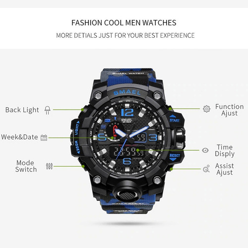 Relogios Masculinos Digital Barato Borracha Shock Promoção