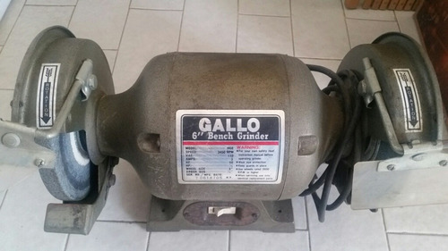 Esmeril De Banco Galo 6  1/4hp Totalmente Nuevo