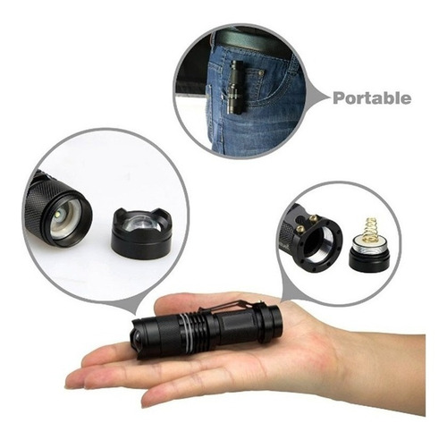 Linterna Led 1800 Lumens Táctica Recargable