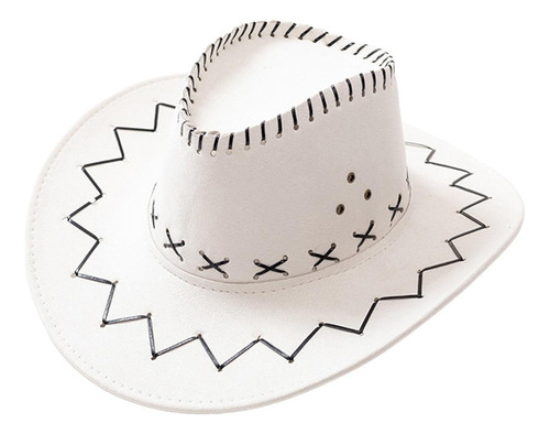 Sombrero De Vaquero De Ante Estilo Occidental Resistente