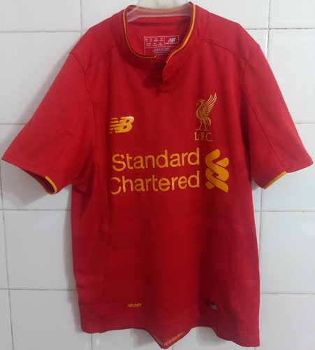 Camiseta Liverpool Fc - New Balance - Niño Talle 14 (Usado)