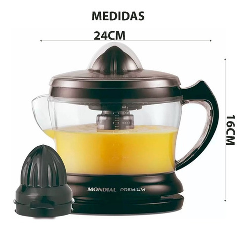 Espremedor Elétrico Mondial Premium E-02 1.25l 30w 110v