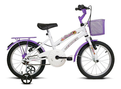 Bicicleta Infantil Verden Aro 16 Breeze Branco/lilás - 10329