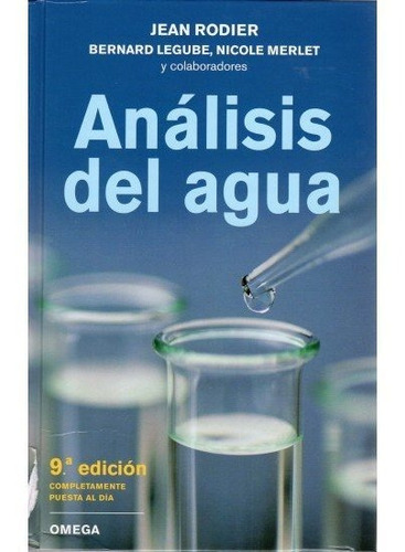 Analisis Del Agua 9. Ed., De Rodier, Jean. Editorial Omega, Tapa Blanda En Español