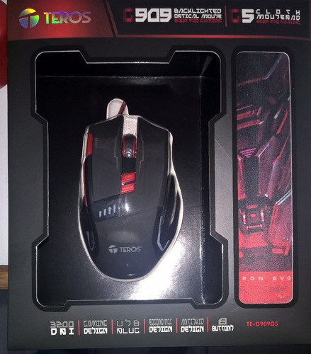 Mouse Gamer 3000 Dpi Con Pad