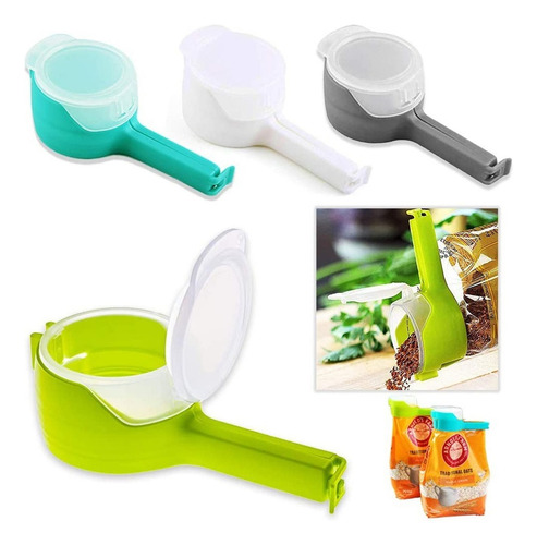 8ps Clips Para Sellar Bolsas Alimentos Con Boquillas Ver [u]