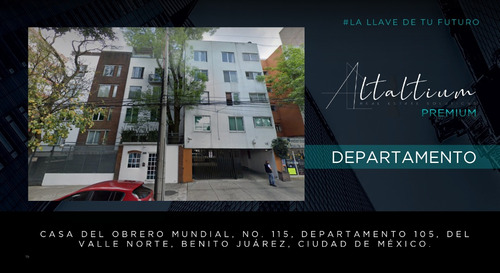 Departamento En Venta Casa Del Obrero Mundial 115, Benito Juarez Sg17-di