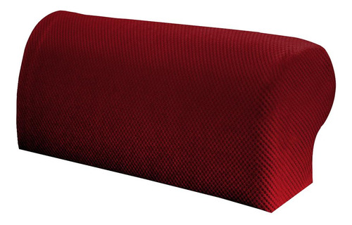 2 Pares (2pattern) Sofá Reposabrazos Sillón Rojo