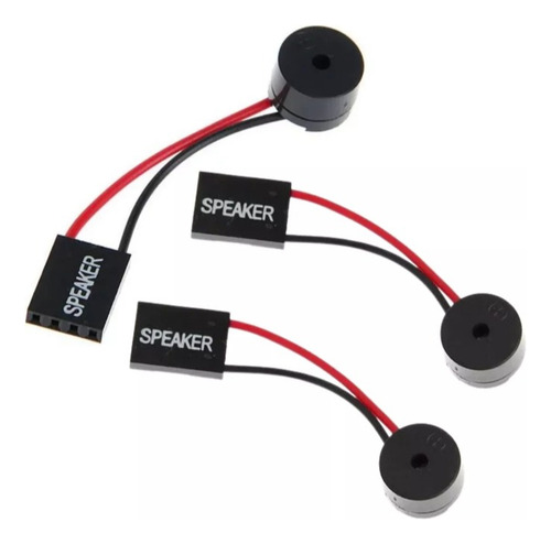 3x Buzzer Speaker C/ Conector P/ Placa-mãe Arduino Raspberry