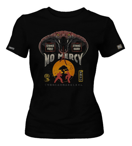 Camiseta Cobra Kai No Mercy Miyagi Daniel Sam Karate Kid Dbo