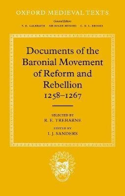 Libro Documents Of The Baronial Movement Of Reform And Re...