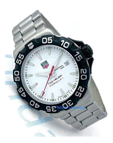 Reloj Tag Heuer Formula 1 Blanco Acero Sencillo