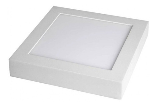 Plafon Led Cuadrado 12w 15x15 Luz Calida - Free One