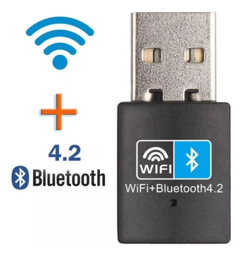 Adaptador Inalambrico Wifi Usb Internet + Bluetooth 4.0
