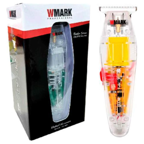 Kit 3 Maquina De Cabelo Wmark Ng108 Ng202 Ng987 Transparente