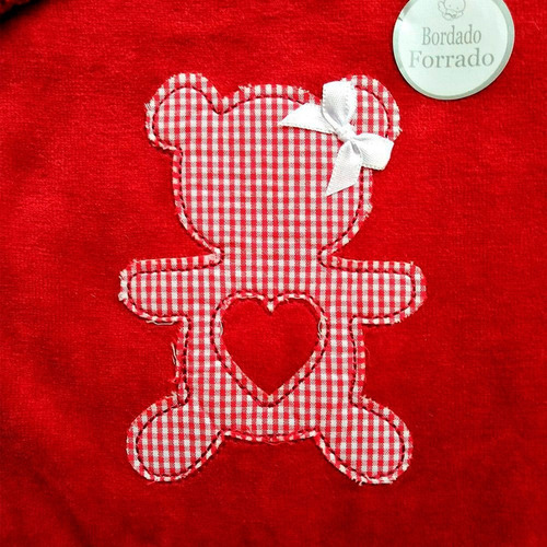 Imagem 3 de 4 de Macacão Plush Para Bebês Ursinha