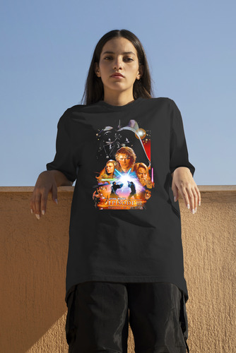 Remera: Episodio 3 Star Wars Memoestampados