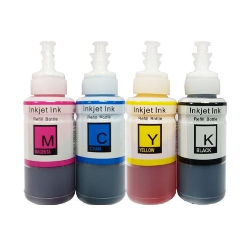 Kit 4 Refil De Tinta Para Epson Ecotank Compartivel Series L