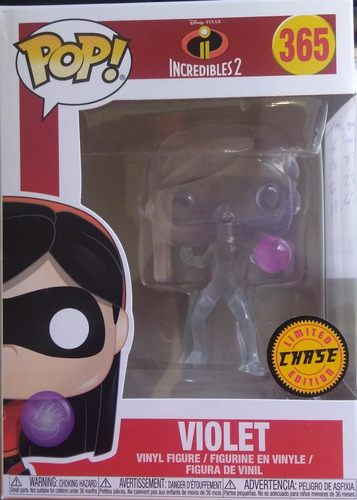 Funko Pop Violet (chase) Incredibles 2 Sin Caja Solo Figura
