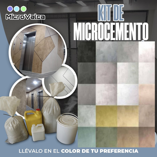 Imagen 2 de 2 de Kit De Microcemento/ Microcemento 20mts2