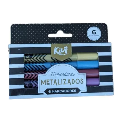 Marcadores Metalizados Kiut X6