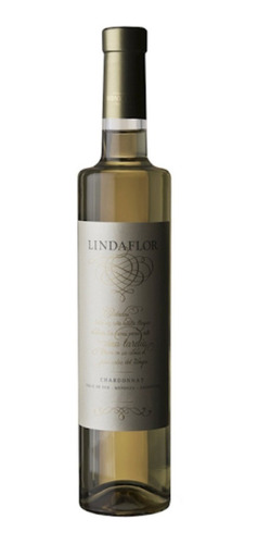 Vino Lindaflor Chardonnay Cosecha Tardia 500ml Con Estuche