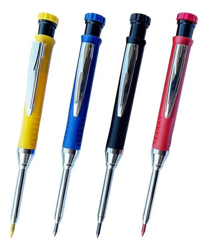 2 X 6x Carpenter Pencil Refills, Substituição De Amarelo