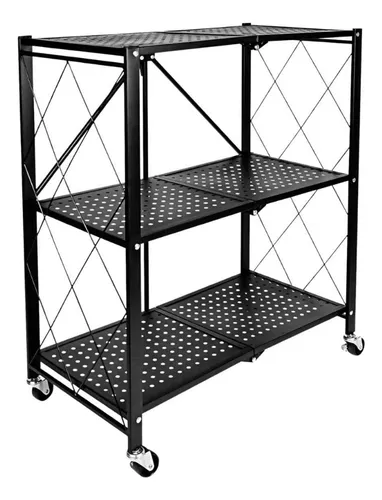 comprar Estante Organizador Plegable 3 Niveles Metalico Multiuso