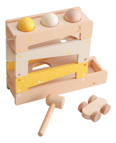 Pound Ball Toys Montessori Ball Run Toys, Regalo De Navidad,