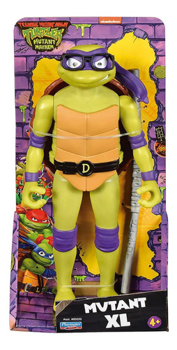As Tartarugas Ninja - Boneco Xl Donatello De 23cm Do Filme