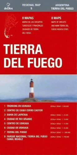 Guia Mapa - Tierra Del Fuego - Julian De Dios
