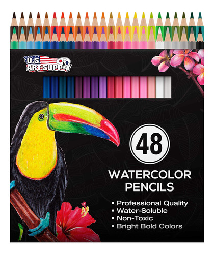 Us Art Supply Marca 36 Pieza Soluable Agua Color Lapiz Set