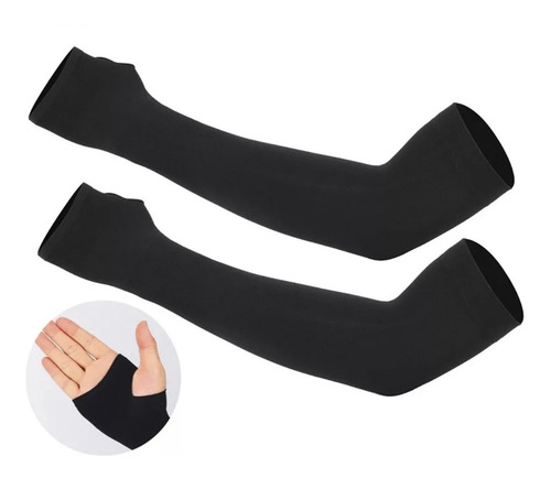Imagen 3 de 10 de Mangas Protectora Brazos Elasticidad Con Protección Sol Uv