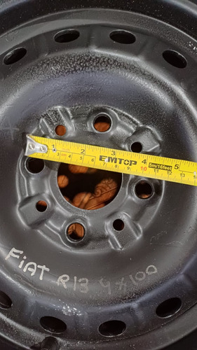 Llanta Fiat Uno Fiorino Fire R13 4x100 Chapa Original Negro