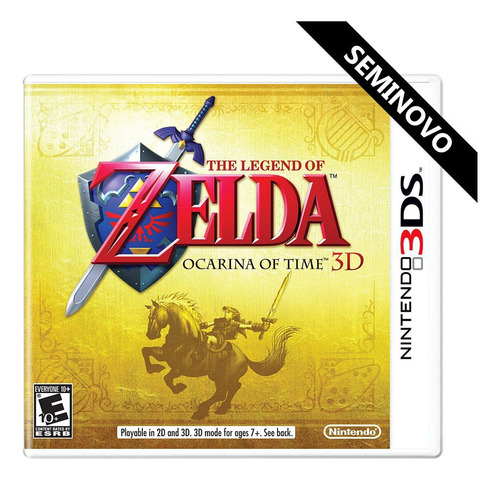 The Legend Of Zelda Ocarina Of Time 3d 3ds Seminovo Original (Usado)