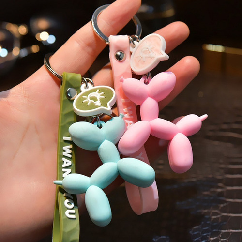Chaveiro Balloon Dog (cores diferentes) Cor rosa