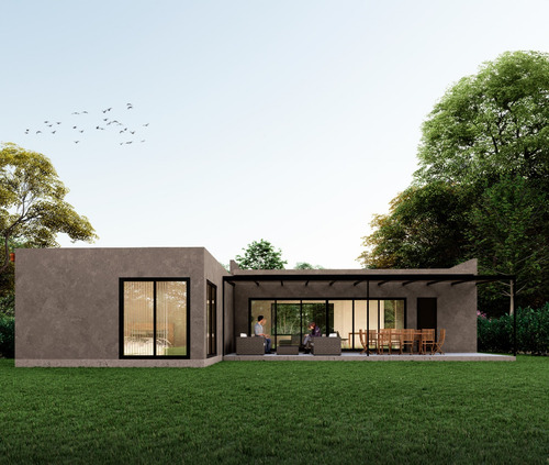 Moderna Casa De Diseño Minimalista En Barrio Cerrado Los Juncos Luján
