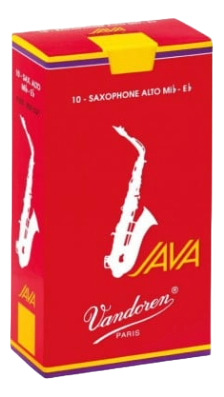 Cajas De Cañas Saxo Alto Java Red Nº2.5 Sr2625r Vandoren