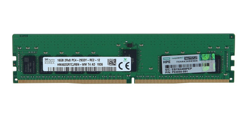Memoria Ram Hpe 16gb Ddr4 2933mhz Para Servidor P00922-b21