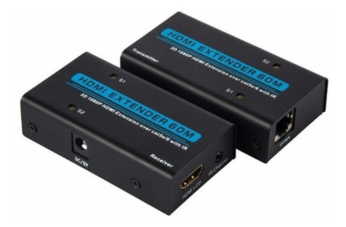 Extensor Alargue De Hdmi Por Utp 60mts Cat5/6 Rj45