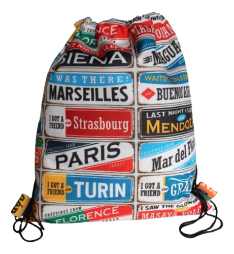 Mochila Bolsa Impermeable Campamento Natacion Deportes 45x40